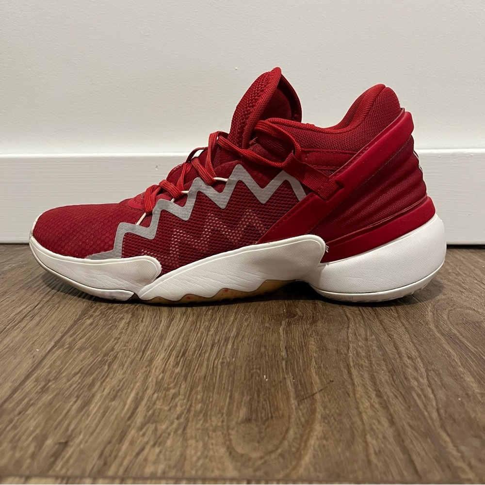 Adidas D.O.N. Issue 2 Red/White Men's Basketball Sneaker Size 10 - Picture 6 of 10